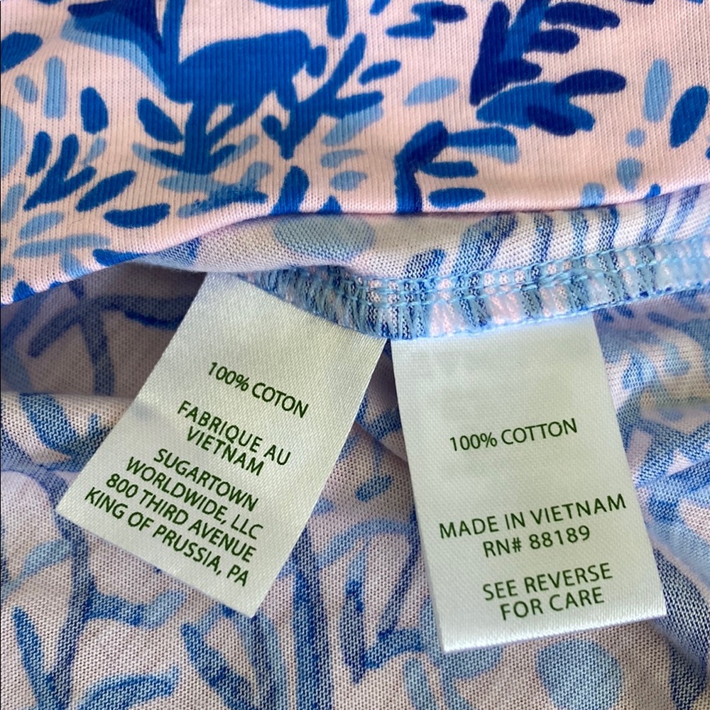 Lilly Pulitzer Blue and Pink Women's Dress, S, NWOT - Picture 5 of 10